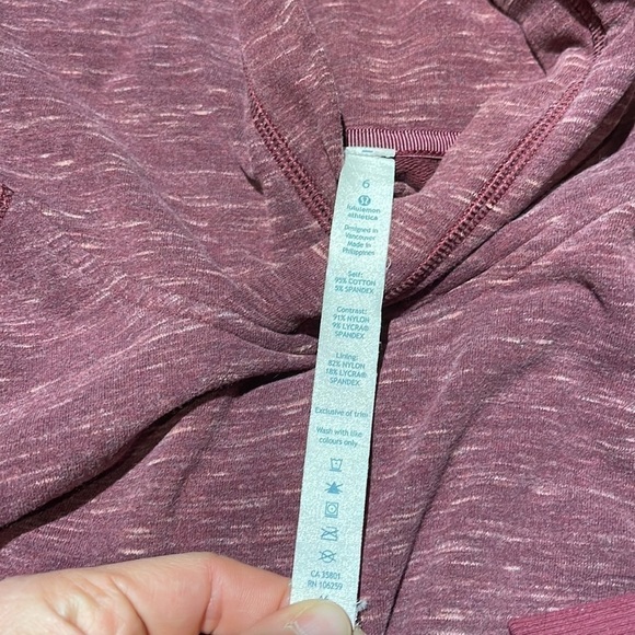 Lululemon $108 Om & Roam Zipper Pullover Hoodie - Size 6 - Picture 9 of 12